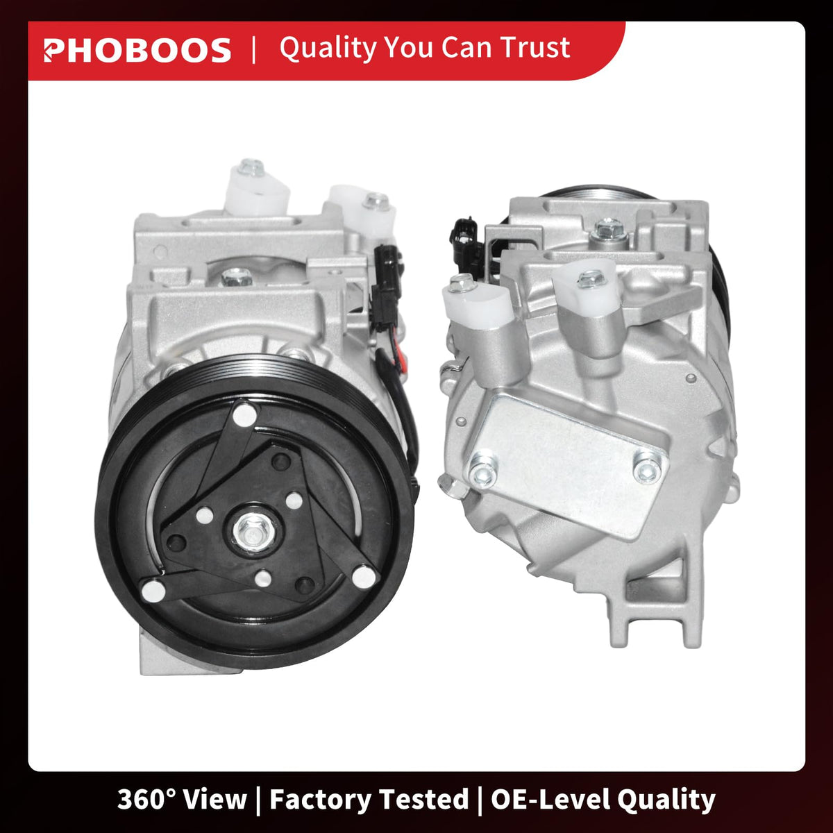 PHOBOOS packaging and included accessories showing ready-to-install benefit