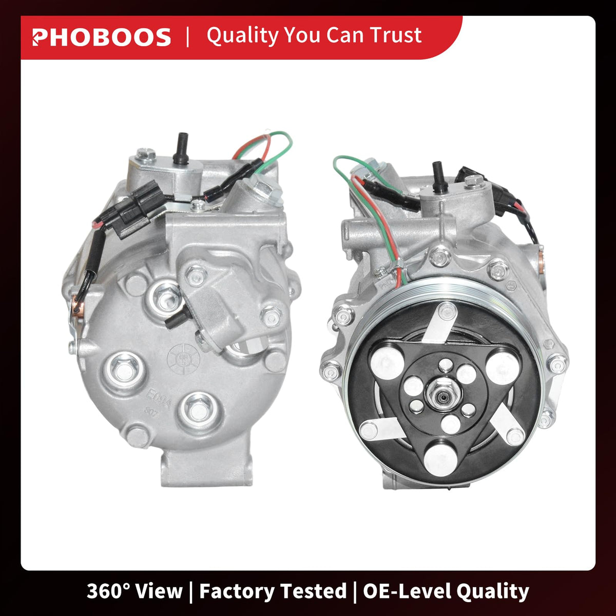 PHOBOOS packaging box with included parts showing ready-to-install convenience