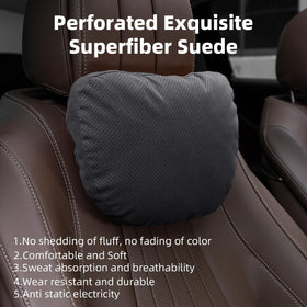 Phxoinu suede texture close-up highlighting breathability and softness