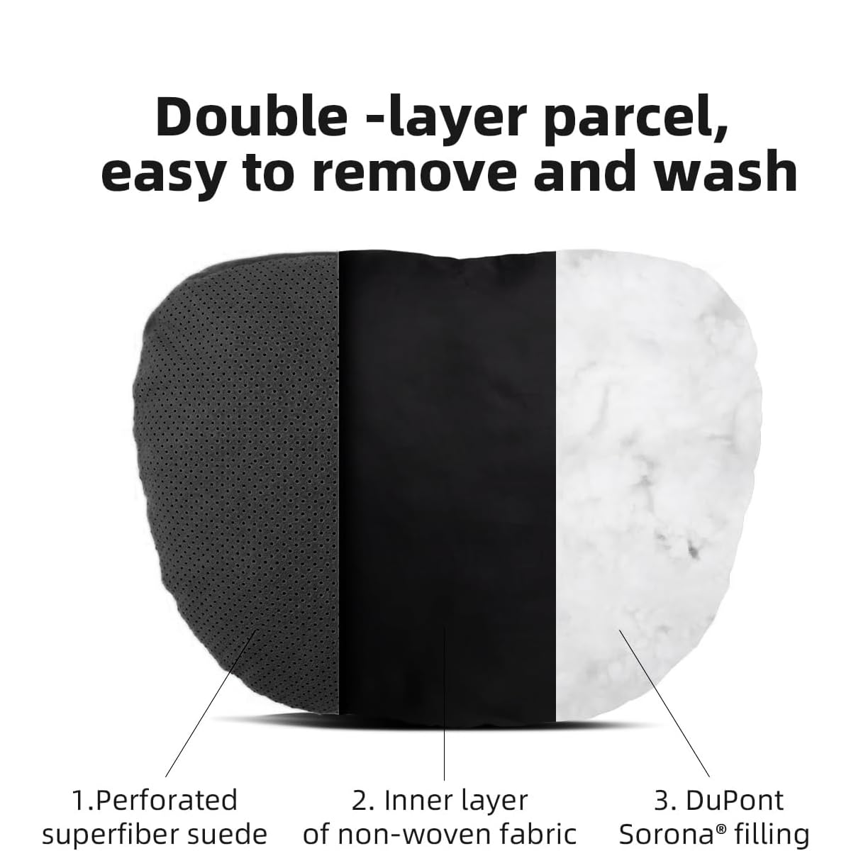 Phxoinu two pillows packaged showing included pair and convenience