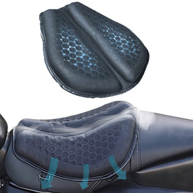 PhyiFlbey front view of cushion showing shape and fit for quick comfort