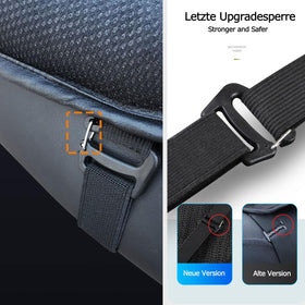PhyiFlbey installed on a sport bike seat improving rider comfort