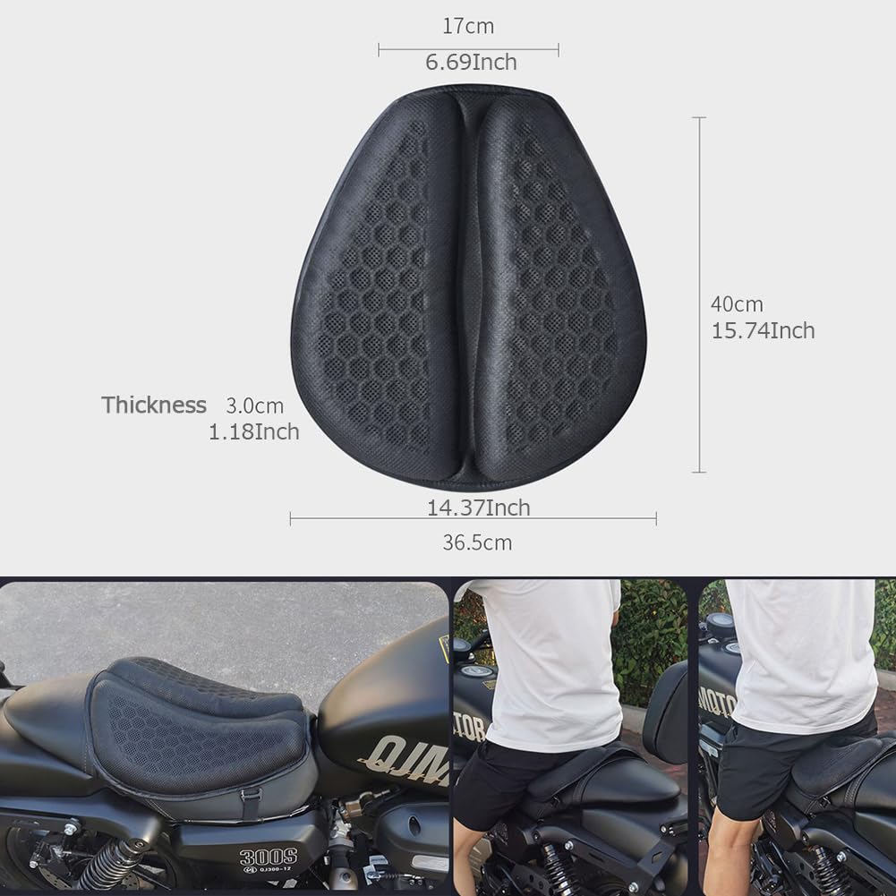 PhyiFlbey next to helmet for scale to show cushion size