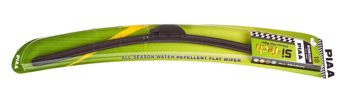 Piaa blade installed on windshield improving visibility during rain