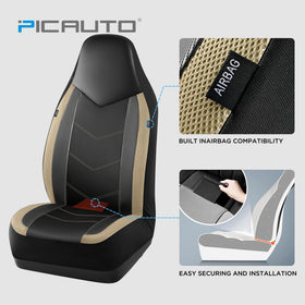 PIC AUTO carbon-fiber accent detail highlighting sporty protection and style