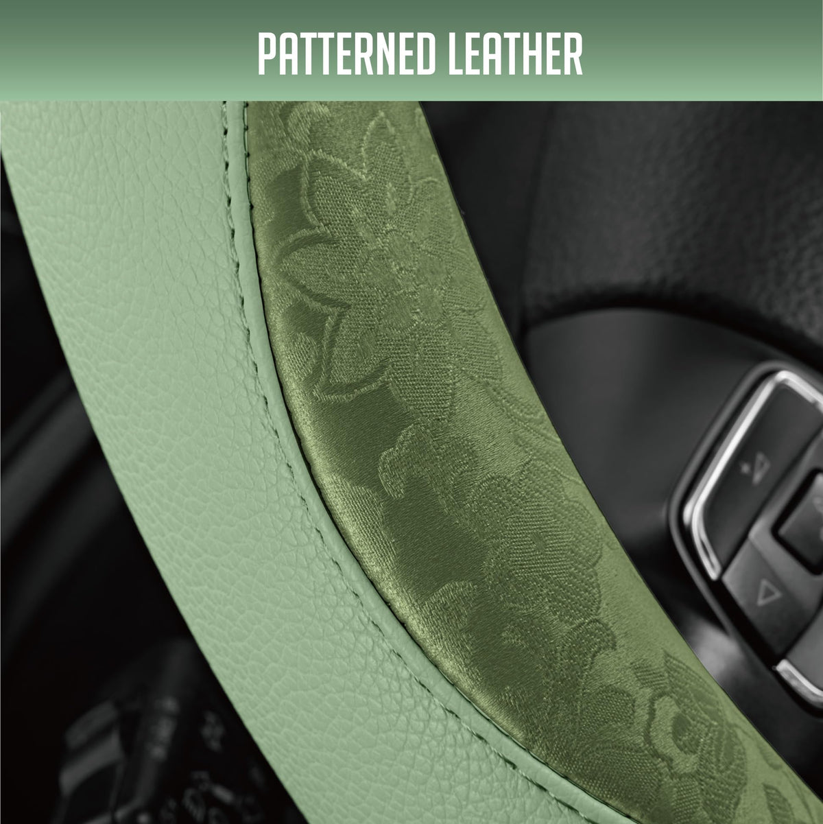 PIC AUTO installed on steering wheel showing improved control and style