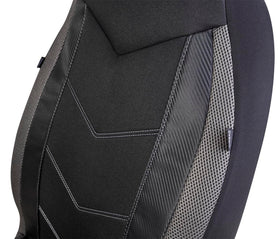 PIC AUTO mesh side panel detail improving airflow and cooler seating comfort