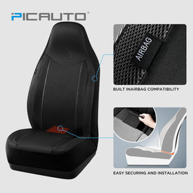 PIC AUTO breathable mesh side panel detail improving airflow and comfort
