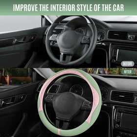 PIC AUTO size comparison with ruler beside 15-inch wheel showing compatibility and proper fit benefit