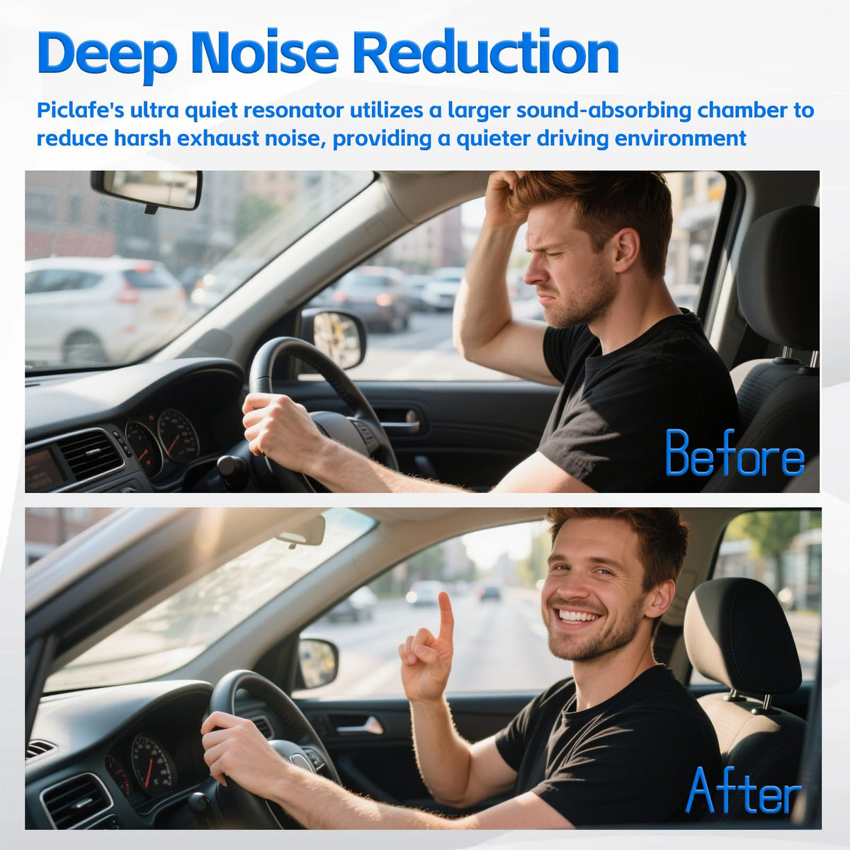 Piclafe resonator double-layer metal detail showing corrosion resistance advantage