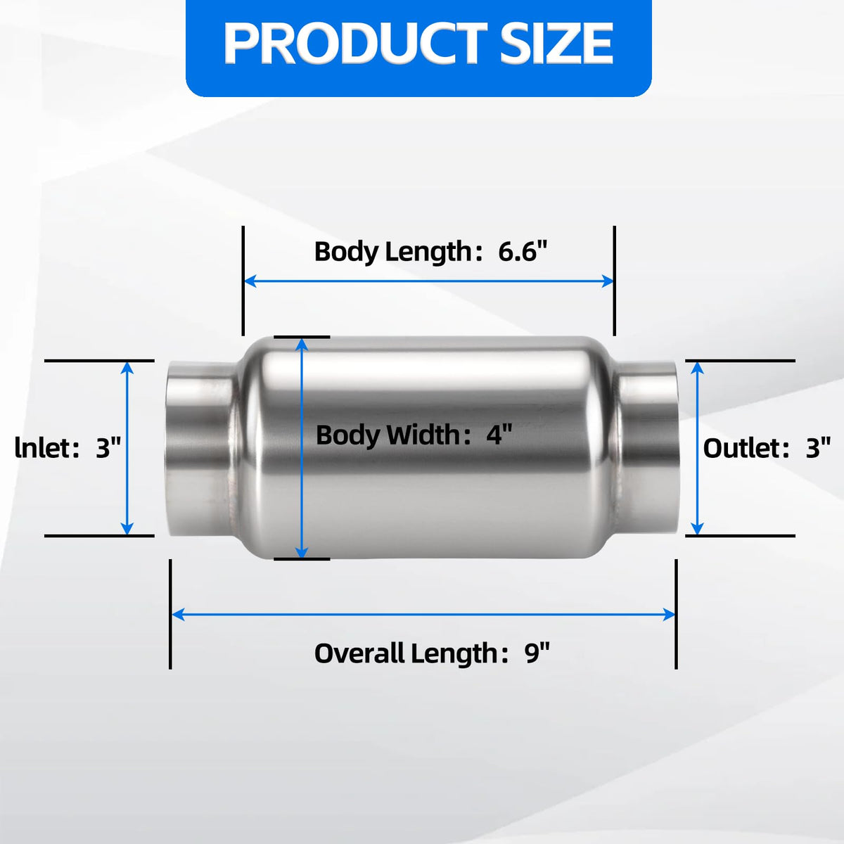 Piclafe resonator side profile illustrating compact shape and installation ease