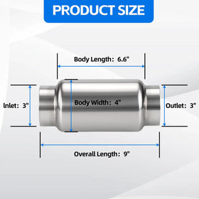 Piclafe resonator side profile illustrating compact shape and installation ease