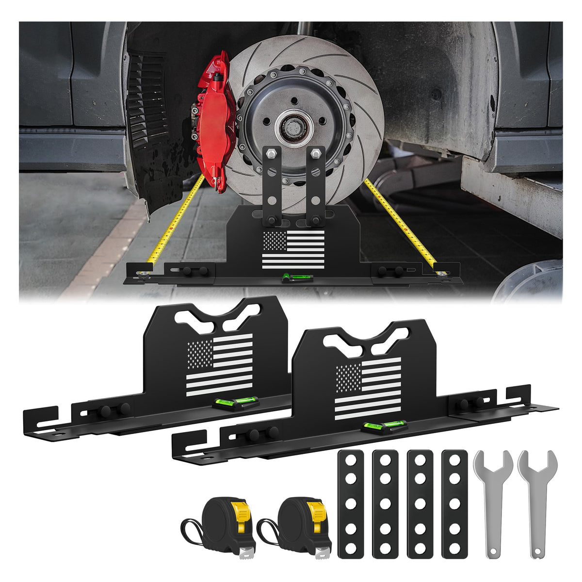 PICURA front view of alignment plates showing quick setup and stability
