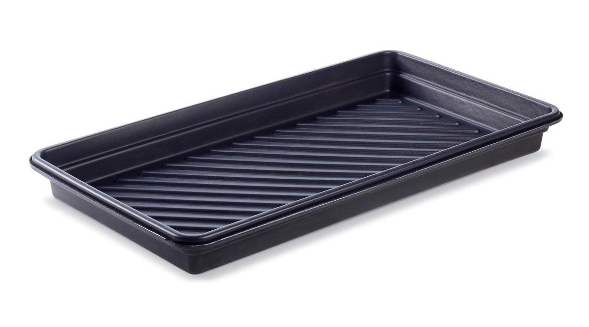 PIG containment tray front view showing rim and capacity for safer floors