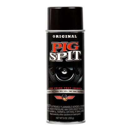 Pig Spit PSO Spit Original front label showing product identity and size for quick identification