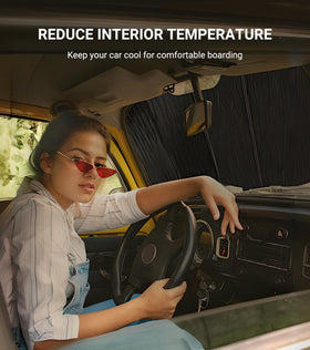 Pigenius AstraGuard installed showing fit inside Corolla Cross to block sunlight
