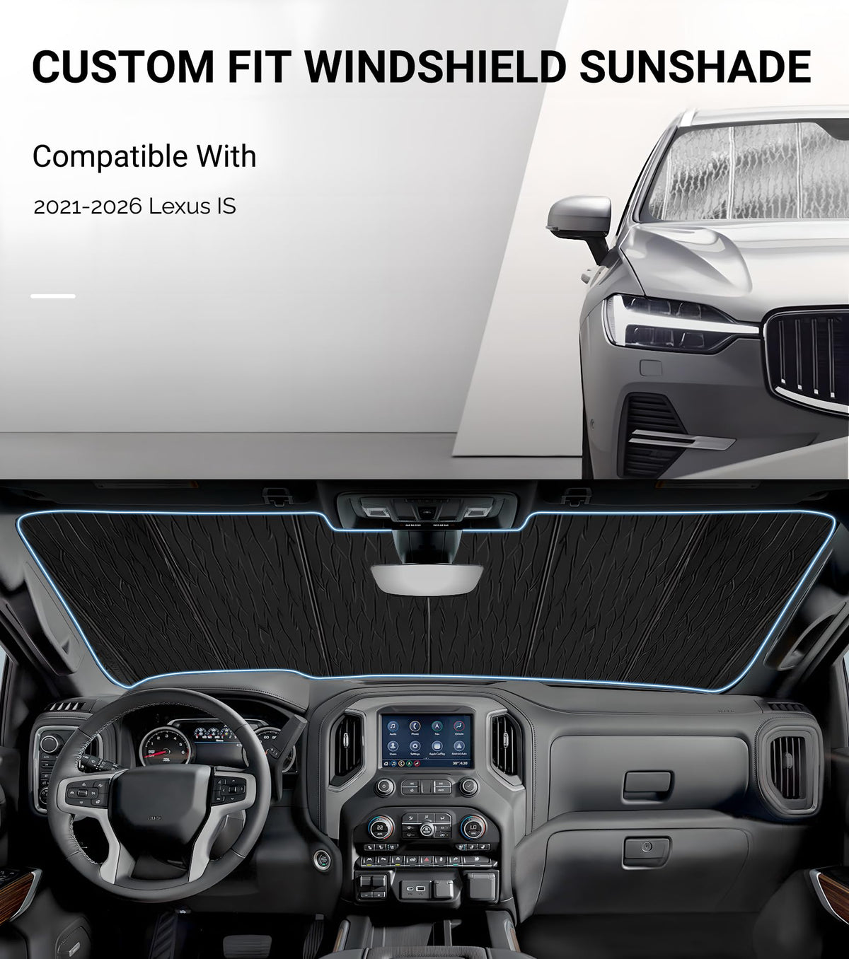 Pigenius AstraGuard close-up of silver triple-laminate texture for better reflectivity