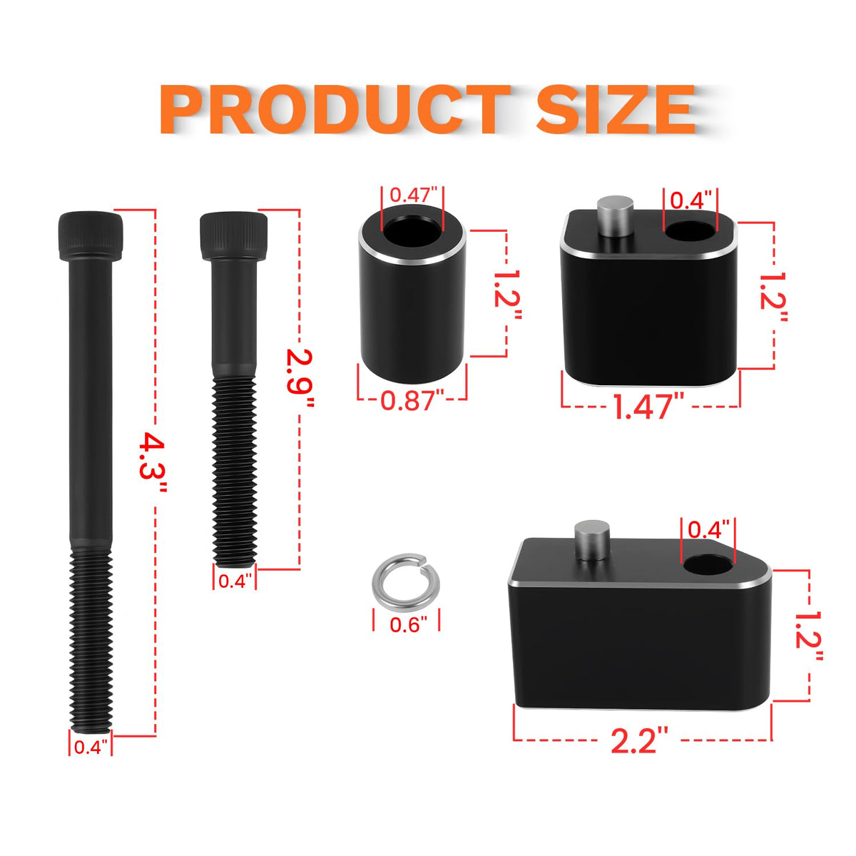 PIKPOP packaged spacer and included parts showing what you receive benefit