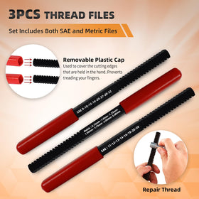 Pikwo thread pitch gauge close-up for accurate thread identification benefit
