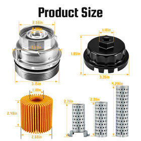 Pilida drain plug and O-rings close-up ensuring reliable seal benefit