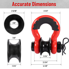 Pilida shackle held in hand for size and scale, showing robust construction and easy handling