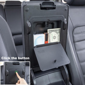PIMCAR armrest dividers creating five compartments for tidy, accessible organization