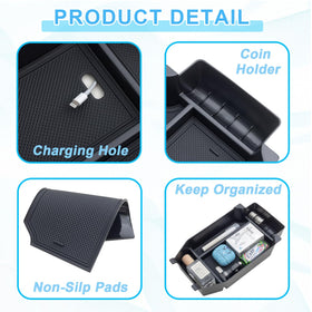 PIMCAR cable access detail showing smooth edge for tidy charging