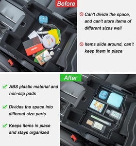 PIMCAR installed in RAM center console demonstrating secure fit and neat storage