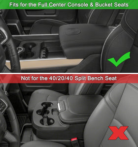 PIMCAR close-up of rubber mat texture preventing items from sliding inside console