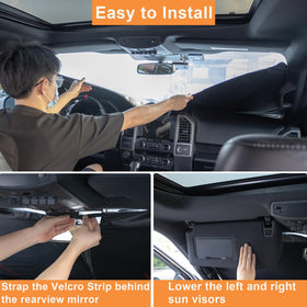 PIMCAR before-and-after dash view demonstrating reduced sun damage and fading