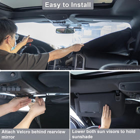 PIMCAR protecting dashboard and seats to illustrate interior preservation