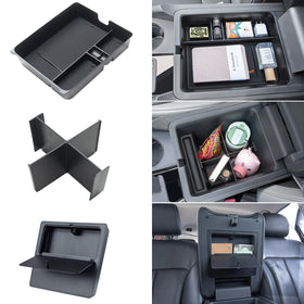 PIMCAR front view of 3-piece console set showing neat organization and quick access