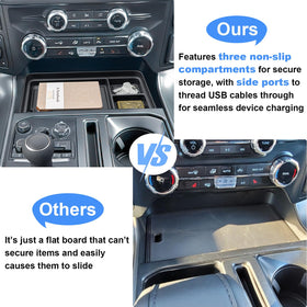 PIMCAR organizer in use with phone and keys kept secure and accessible