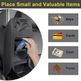 PIMCAR internal compartment with cards and keys for organized concealment