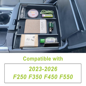PIMCAR lifestyle shot showing clutter-free Super Duty cabin convenience
