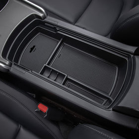 PIMCAR lifestyle shot inside Accord highlighting tidy interior and organized console