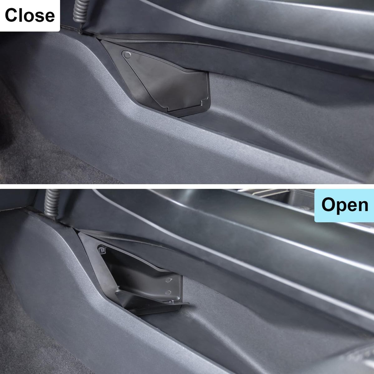 PIMCAR lifestyle view in truck interior showcasing organized, clutter-free cabin