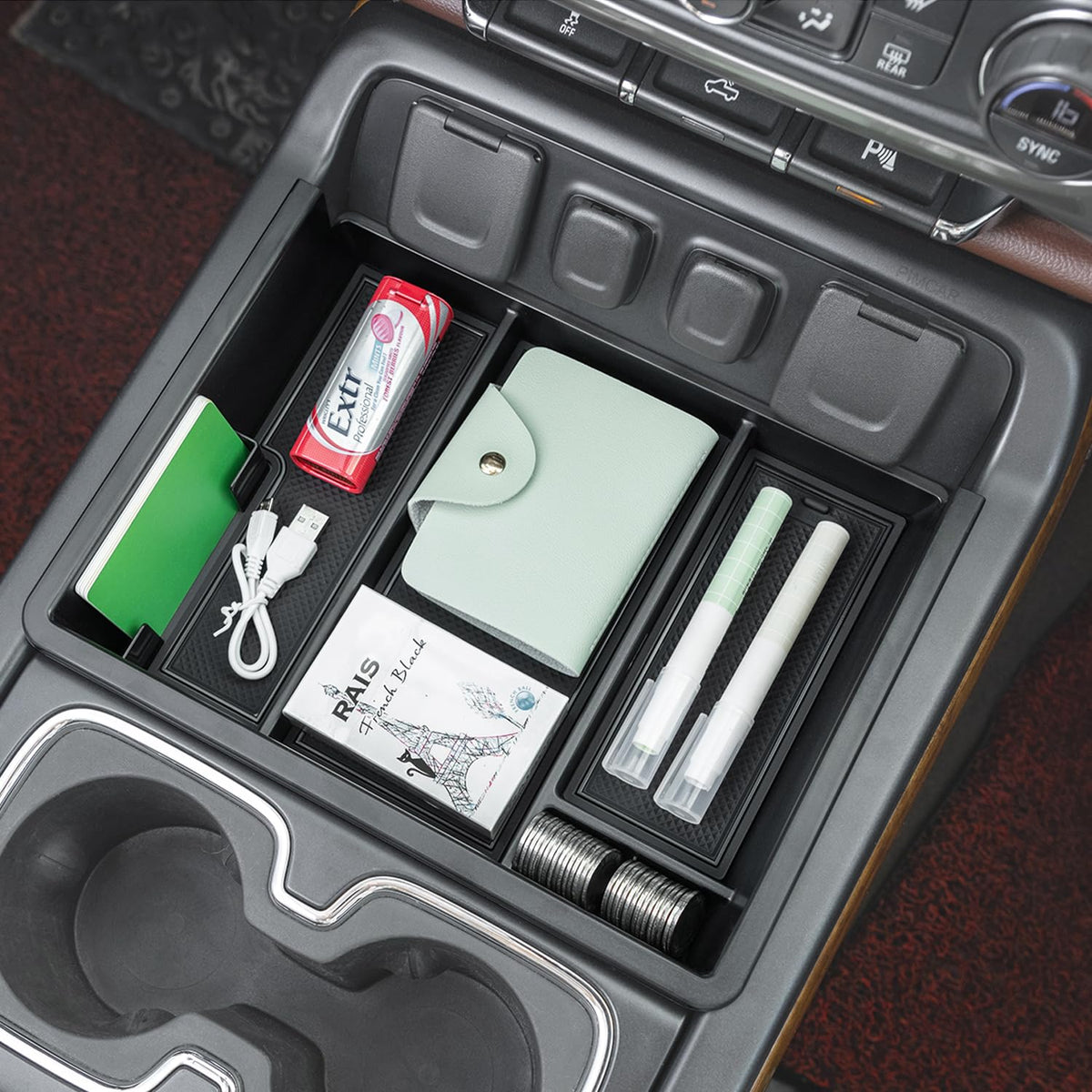 PIMCAR matte finish detail blending with truck interior aesthetics