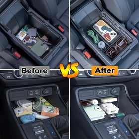PIMCAR non-slip rubber pad detail preventing items from sliding and rattling