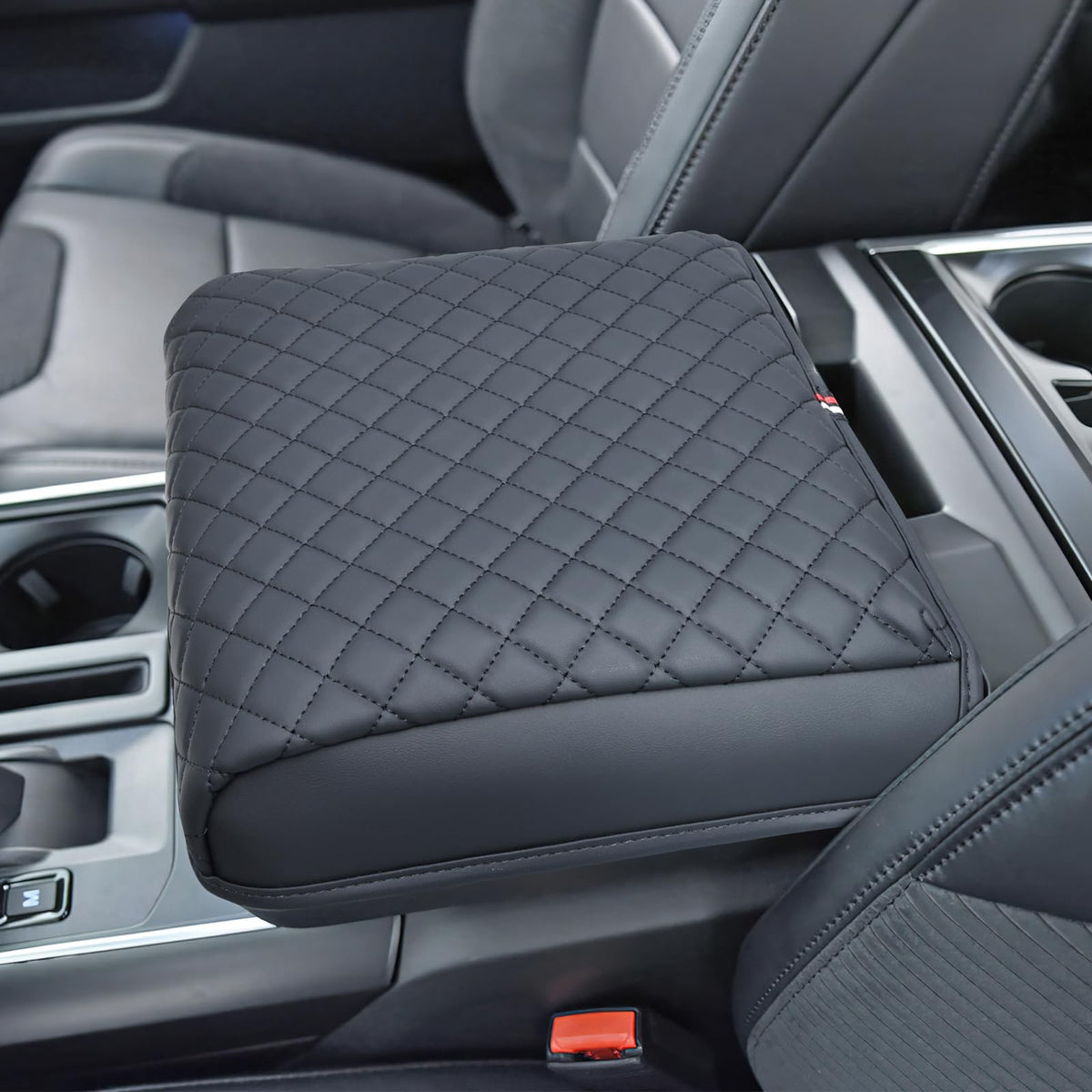 PIMCAR profile with console open illustrating upper lid coverage and access