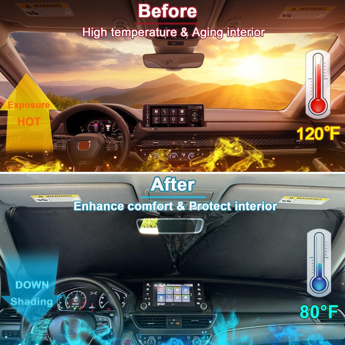 PIMCAR reflective 310T polyester texture close-up showing UV-blocking surface and durability