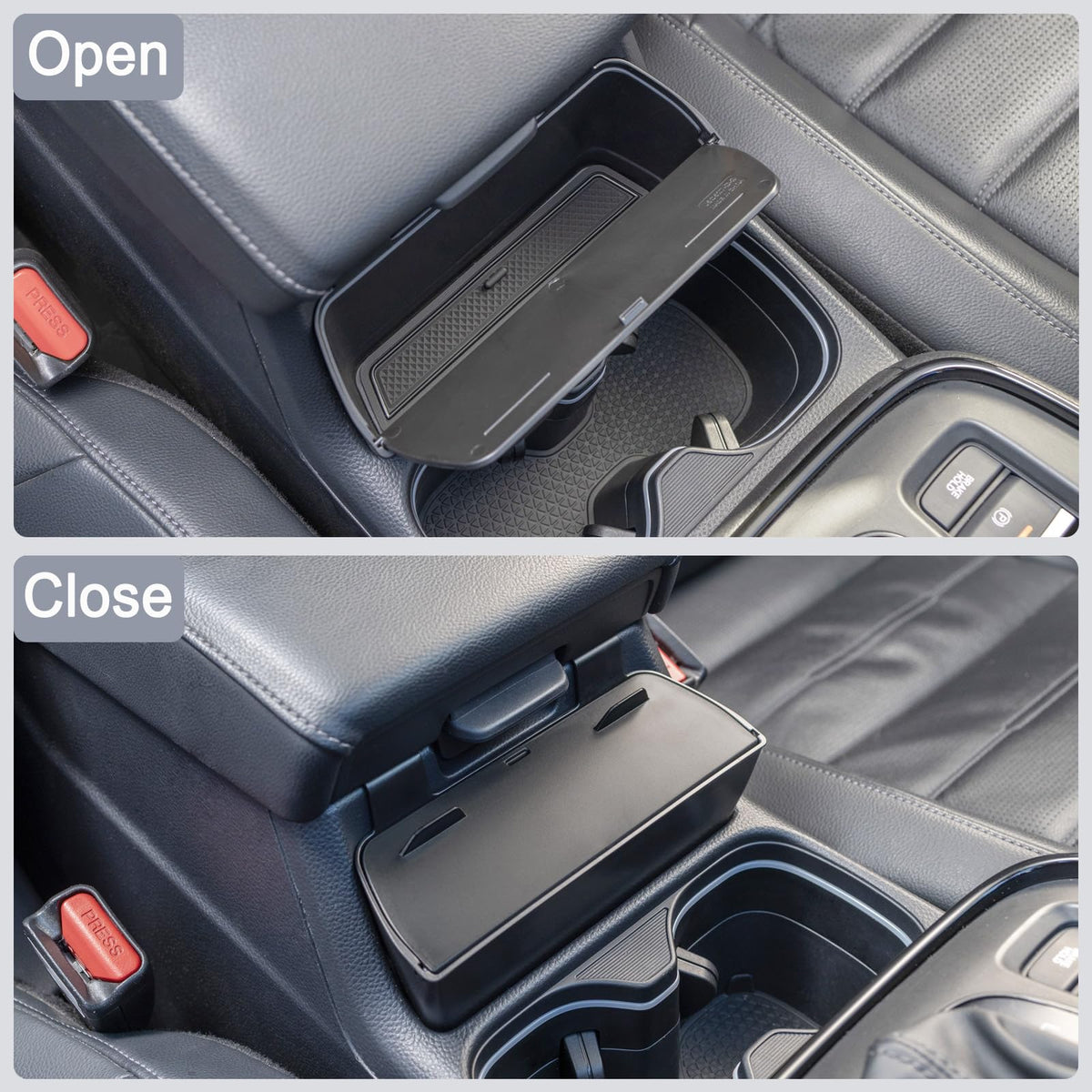 PIMCAR side sponge strip close-up showing anti-slip hold and reduced rattle benefit