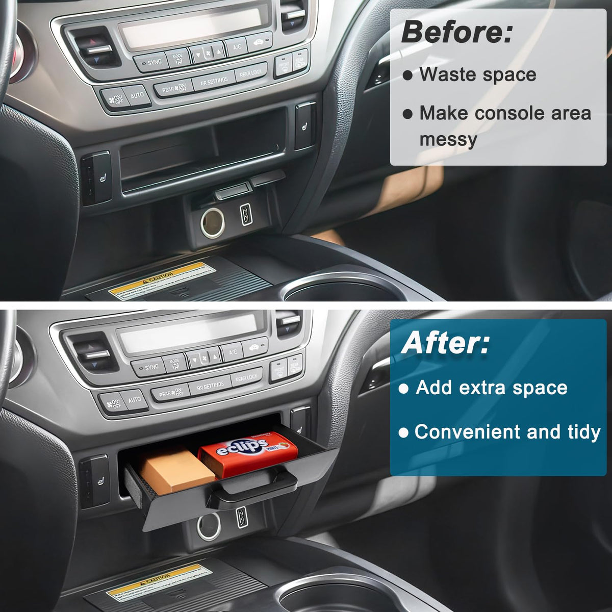 PIMCAR side view of non-slip sponge padding showing secure fit benefit