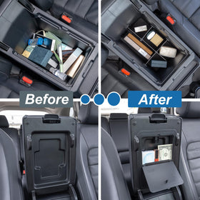 PIMCAR size comparison with keys and cards illustrating compact, efficient storage