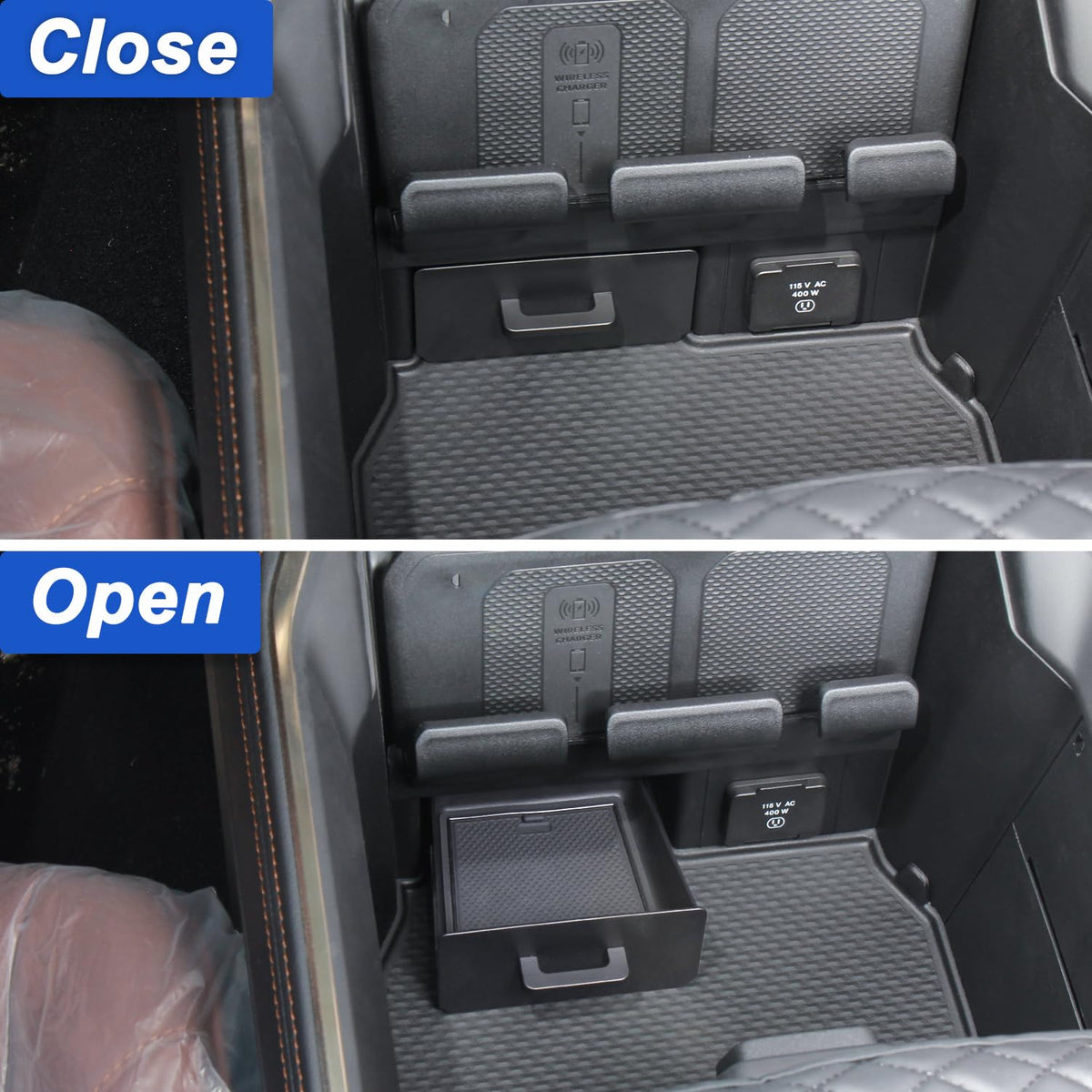 PIMCAR drawer size shown with hand to illustrate scale and portability