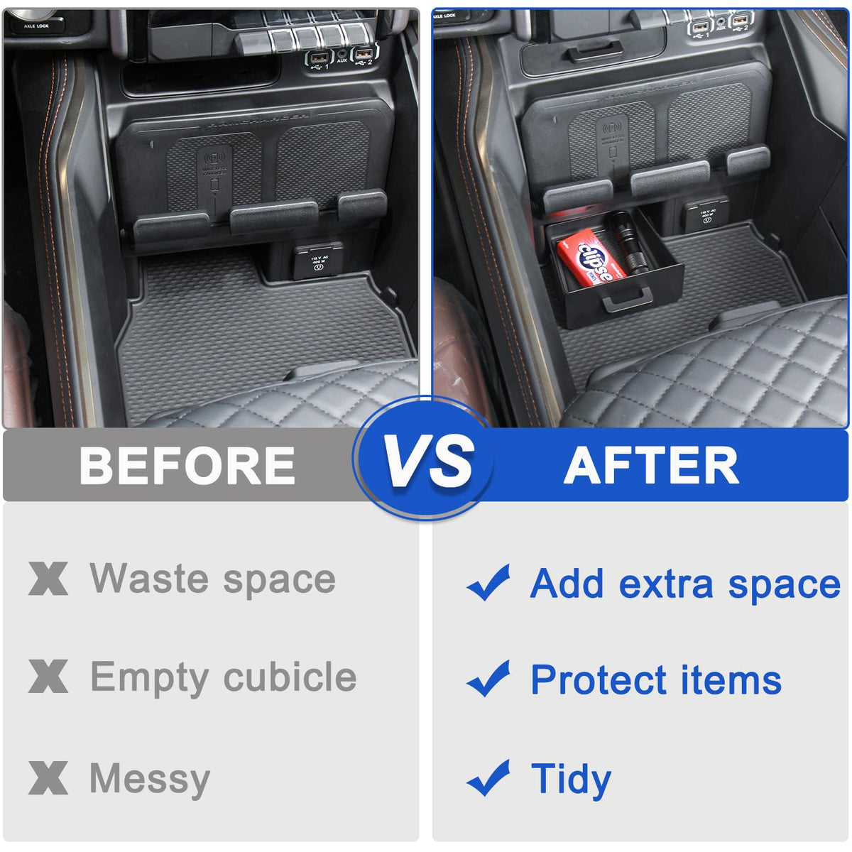 PIMCAR close-up of ABS finish matching console for seamless appearance