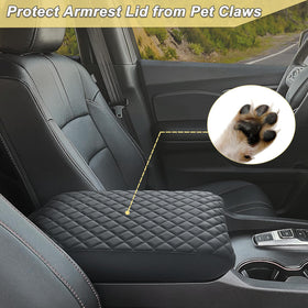 PIMCAR microfiber leather texture detail showing soft, easy-clean surface