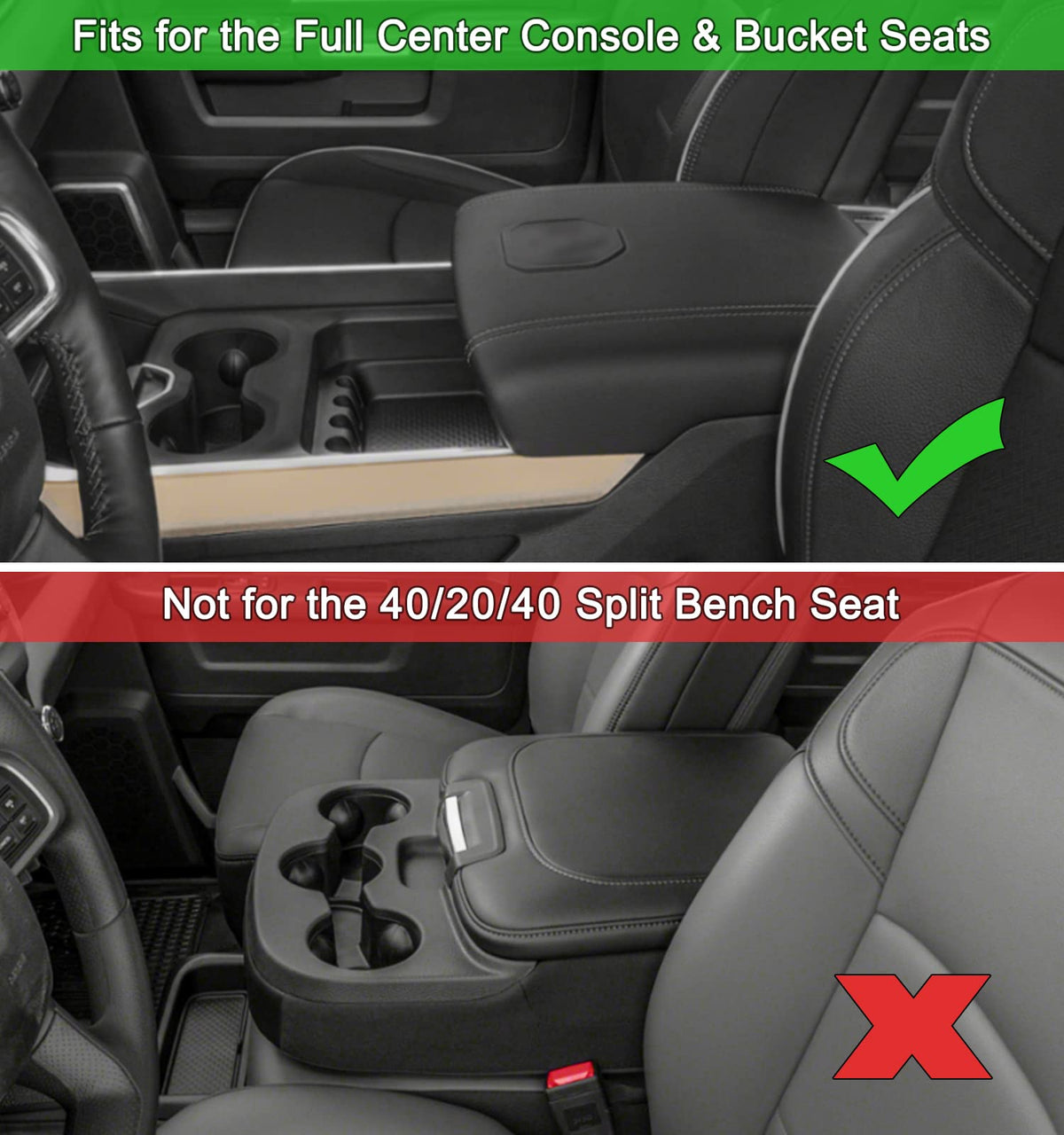 PIMCAR top-down compartment layout organizing phone, cables, coins and sunglasses