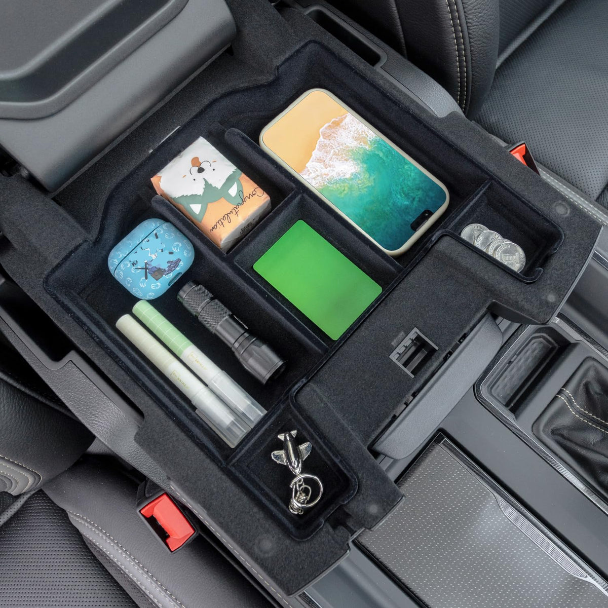 PIMCAR truck interior lifestyle shot conveying a cleaner, organized cabin
