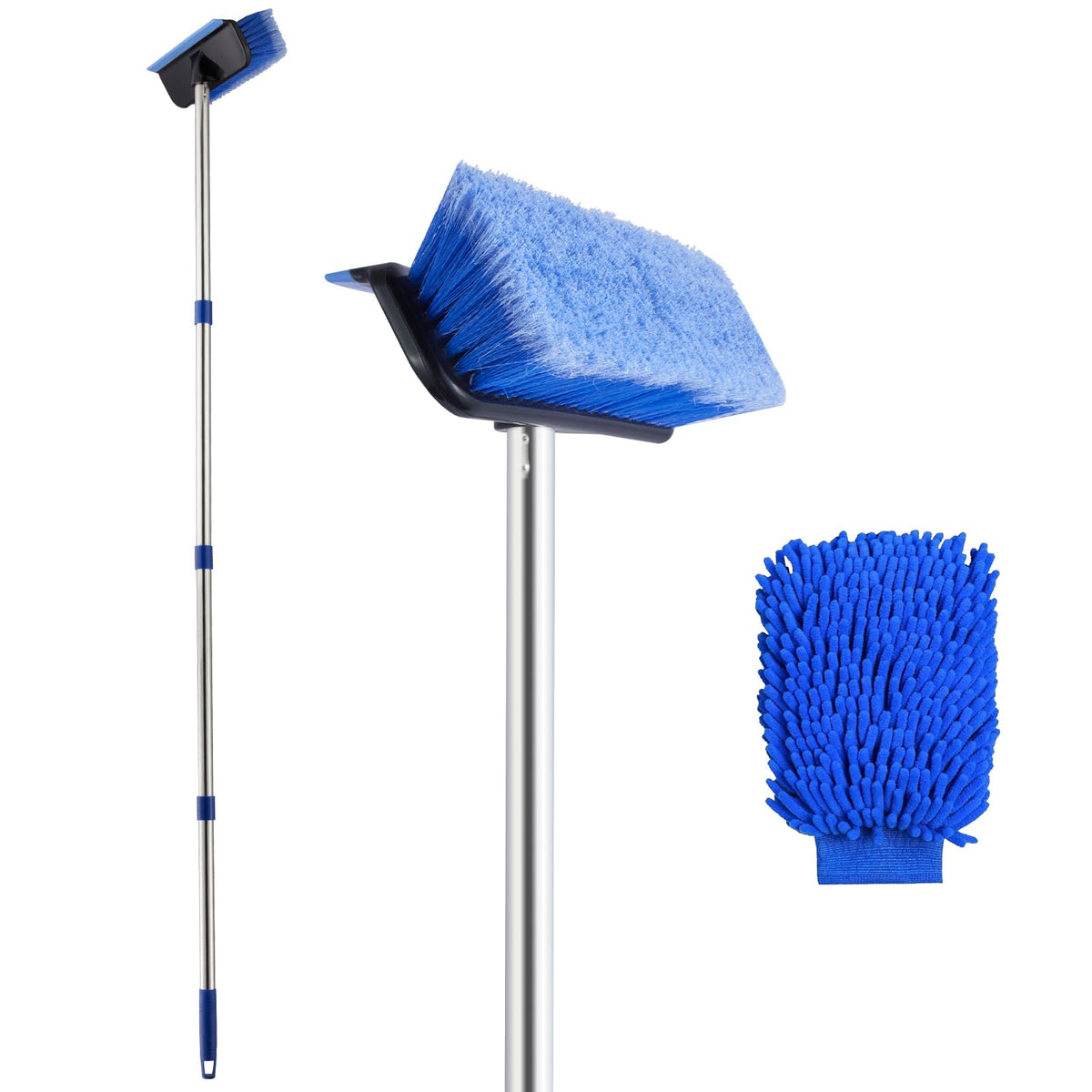 PIMEKOY front view of brush kit showing long handle and head for easy reach